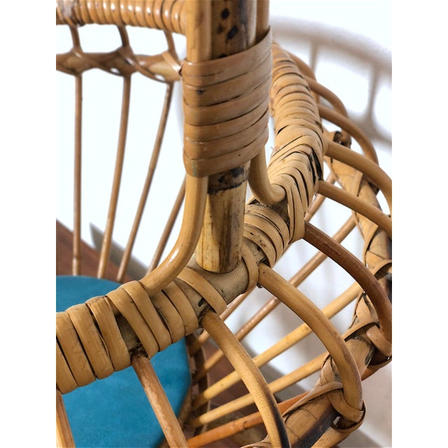 Vintage Wicker Storage Box, Italy, 1960s For Sale - Image 15 of 16