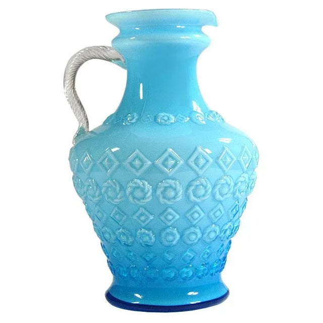 Italian Glass Vase from Empoli, 1950s For Sale - Image 9 of 9
