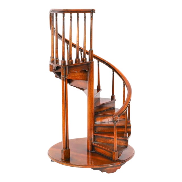 Vintage Architectural Spiral Staircase Model by Theodore Alexander, 20th Century For Sale