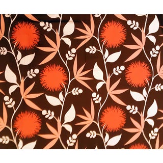Thomas Paul for Duralee "Dahlia" Cotton Fabric- 3.25 Yards For Sale