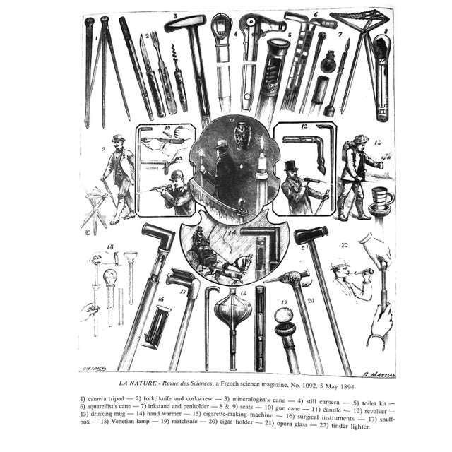 "Cane Curiosa From Gun to Gadget" 1983 Dike, Catherine For Sale - Image 9 of 10