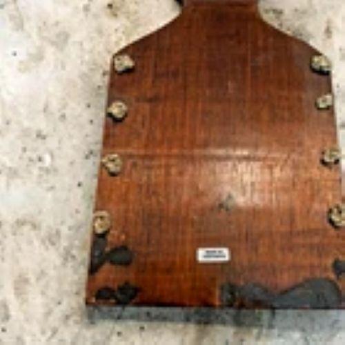 1970s Vintage Hand-Carved Wooden & Climbing Rope Cat Folk Art Magazine Rack Holder For Sale - Image 5 of 5