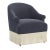 Navy Blue Fringe Chair in Titan Ocean For Sale - Image 8 of 9