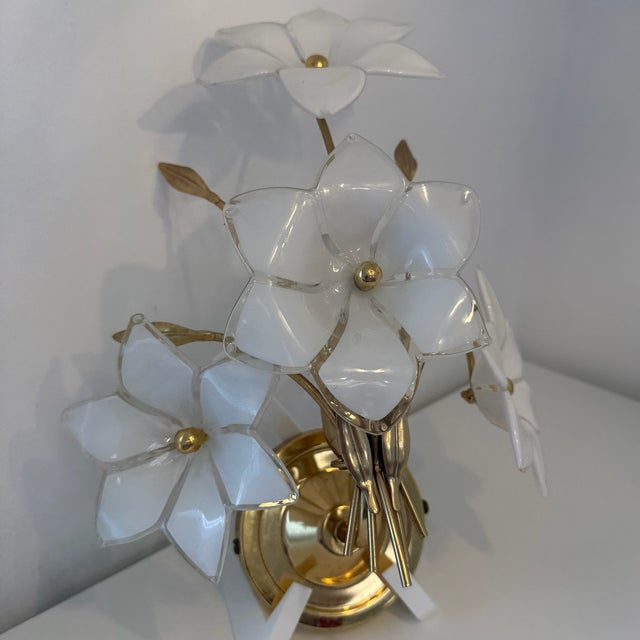 Florentine Chandelier and Wall Lamps in Murano Glass and Chrome by Paolo Venini, Italy, 1970s, Set of 3 For Sale - Image 14 of 18