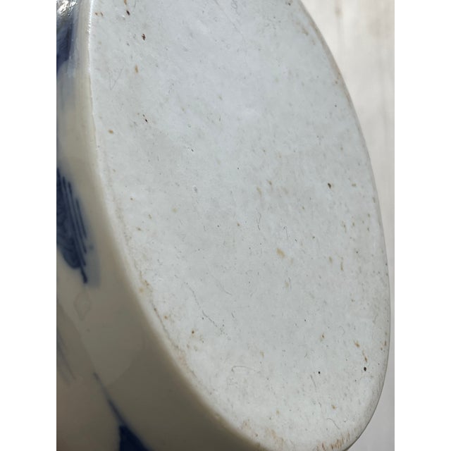 Ceramic Chinoiserie Blue and White Duck Covered Dish For Sale - Image 7 of 7