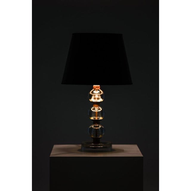 1960s Table Lamps in Brass and Glass from Nybro Armaturfabrik, 1960s, Set of 2 For Sale - Image 5 of 9