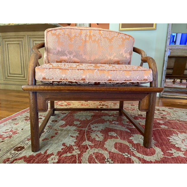 Chinoiserie Pair of Vintage Chinoiserie Chairs in Mozambique Wood For Sale - Image 3 of 17