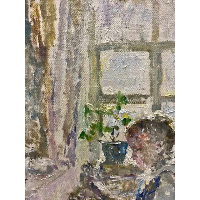 Georgij Moroz, Lettura, Oil Painting, 2001 For Sale - Image 7 of 9