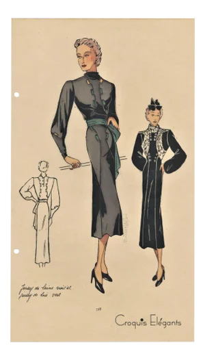 Art Deco Fashion Print