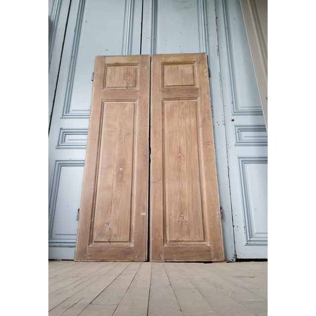 Wood Antique Wooden Shutters, 1700s, Set of 2 For Sale - Image 7 of 10