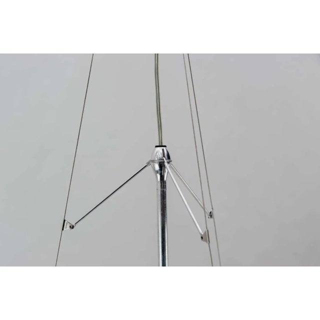 White Italian Chandelier, 1970s For Sale - Image 8 of 13