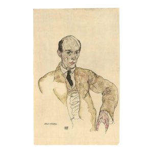 Egon Schiele Lithograph 52 Composer Arnold Schoenberg