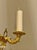 Vintage French Rococo Chandelier Style Crystal Brass Wall Sconce For Sale In Pittsburgh - Image 6 of 8