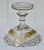 Art Nouveau Antique Bohemian Unsigned Moser Cut Crystal Compote Bowl W/Gold Details For Sale - Image 3 of 12