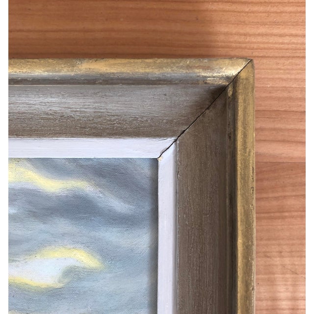 Jules Robert Chatelain, Pointe d'Aradon, Bretagne, 1957, Oil on Canvas, Framed For Sale - Image 6 of 10