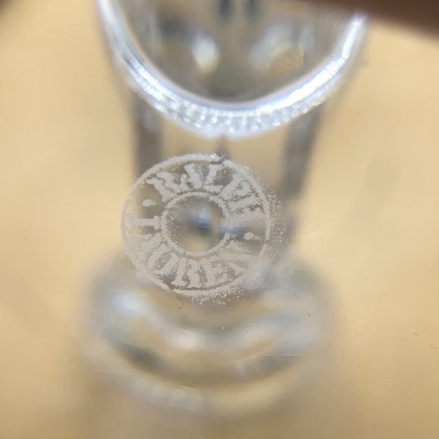 1990s Ralph Lauren Classic Crystal Glen Plaid Champagne Flutes - Set of 4 For Sale - Image 9 of 12