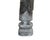 Stone Chinese Weathered Black Gray Patina Stone Standing Monk Luohan Arhat Statue For Sale - Image 7 of 13