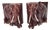 Carved Bookends, 1960s-1980s, Set of 2 For Sale