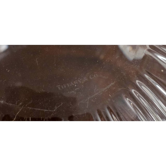 Modern 1960s Tiffany & Co Modern Style Cut Crystal Bowl For Sale - Image 3 of 15