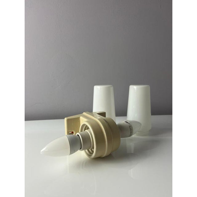 Model 6060 Wall Lamp in Cream by Sigvard Bernadotte for Ifö For Sale - Image 6 of 10