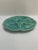 French Country 1940s French Gien Turquoise Majolica Oyster Plate For Sale - Image 3 of 13