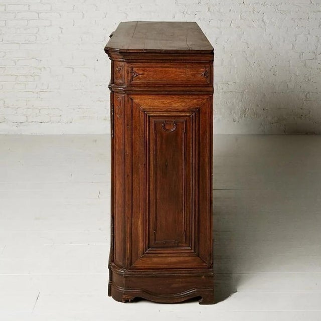Traditional 19th Century Belgian Oak Server For Sale - Image 3 of 6