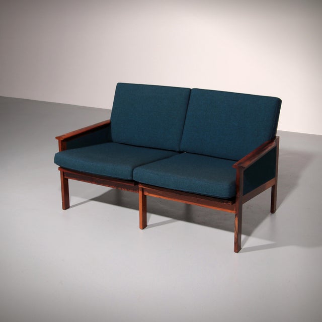 Capella Bench by Illum Wikkelsø for Niels Eilersen, 1960s For Sale - Image 10 of 10