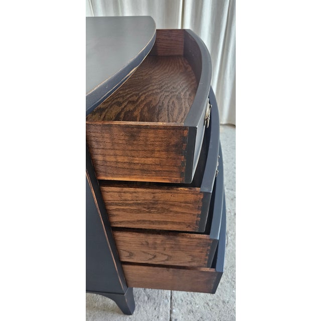 Black Vintage Chest of Drawers, Distressed For Sale - Image 11 of 11