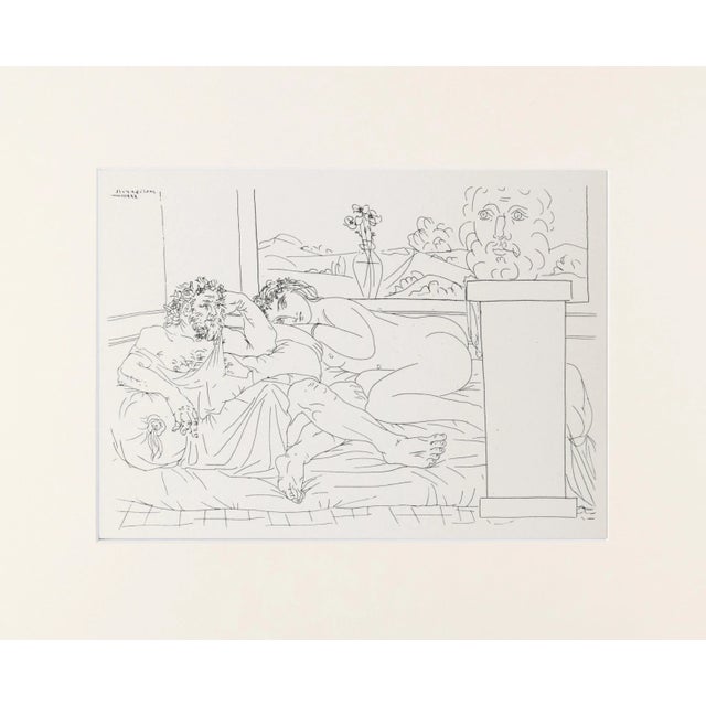 Vintage photogravure printed in 1956, published in London, pulled from "Picasso's Vollard Suite" First Edition. After the...