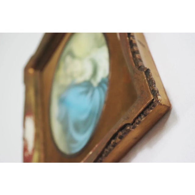 Quadretto Representation, Madonna, 1960s For Sale - Image 10 of 11