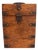 Handcrafted Indian Wood Storage Box With Iron Hardware For Sale