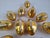 Vintage Czechoslovakian Hand-Painted Golden Glass Christmas Ornaments, 1970, Set of 12 For Sale - Image 6 of 12