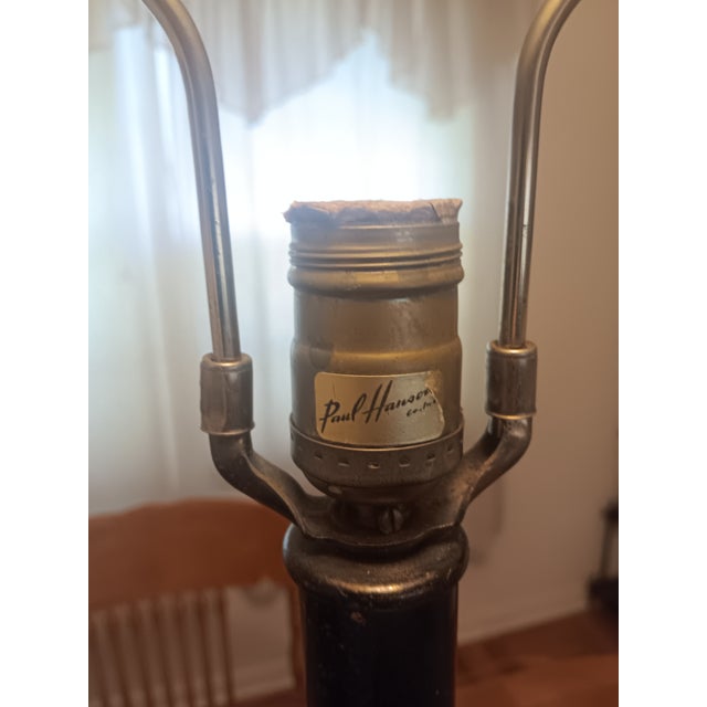 Stone 1940s Paul Hanson Hollywood Regency Table Lamp For Sale - Image 7 of 16