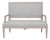 Gustavian Style Settee in Linen, circa 1900 For Sale