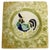 Ceramic Vide-Poche with Rooster Motif, France, 1980s For Sale - Image 12 of 12