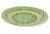 This 19th century, maple leaf French majolica plate depicts a large green maple leaf in relief. This ceramic plate has a...