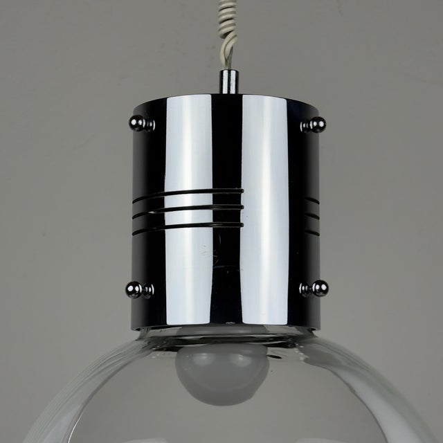 Vintage Membrane Pendant Lamp by Toni Zuccheri for Venini, Italy, 1960s For Sale - Image 9 of 18