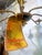 1930's Decorative Black and Bronze Chandelier For Sale - Image 9 of 11