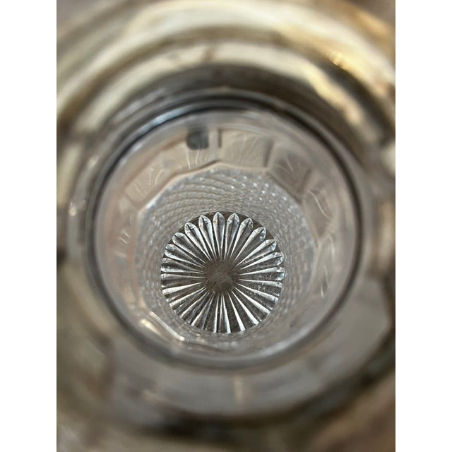 Vintage Cut Crystal and Silver Plated Claret Jug For Sale In New York - Image 6 of 16