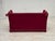 Danish 2-Seater Drop Arm Spanish Sofa in Red Furniture Velour, 1970s For Sale - Image 15 of 18