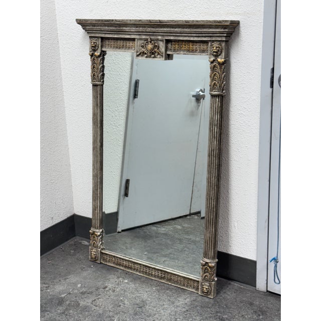 Design Plus Gallery presents a Neoclassical-Style Carved Wood Mirror from Alden Furniture. This neoclassical-style carved...