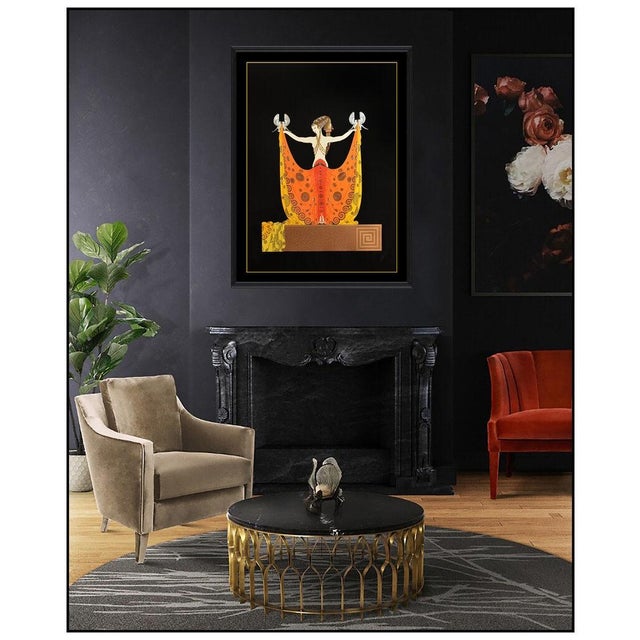 Message us to inquire about custom framing options! (Included for free with every purchase) The artwork here, "Venus", is...