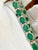 Gemstone 20 Carat Natural Zambian Emerald & 1.2ct Diamond Tennis Bracelet 14 Karat Gold For Sale - Image 7 of 18