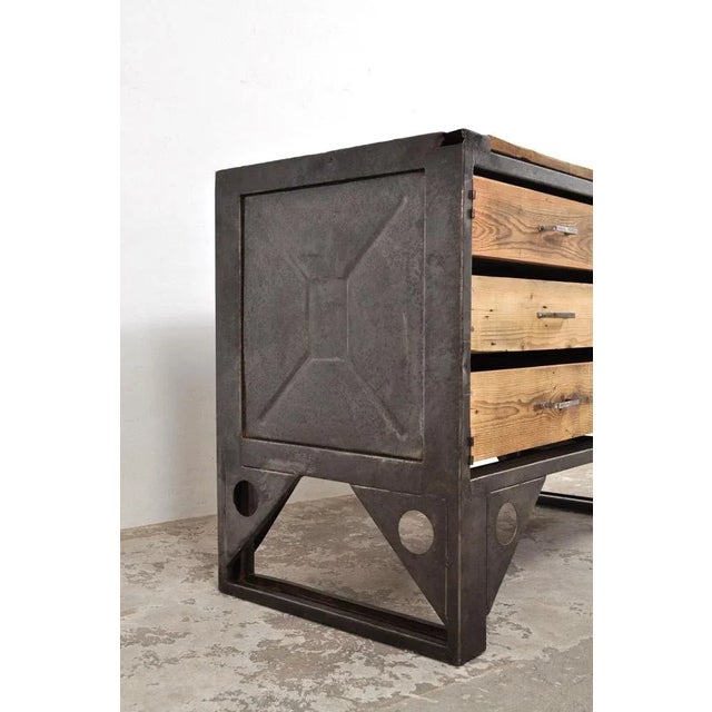 Industrial Chest of Drawers, 1950s For Sale - Image 4 of 12