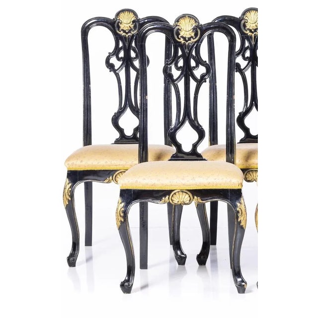 20th Century French Chairs, Set of 6 For Sale - Image 3 of 5