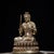 Late 20th Century Vintage Silver-Plated Bronze Acala Statue Buddhist Fudo Myoo Sculpture 3.9" For Sale - Image 5 of 9