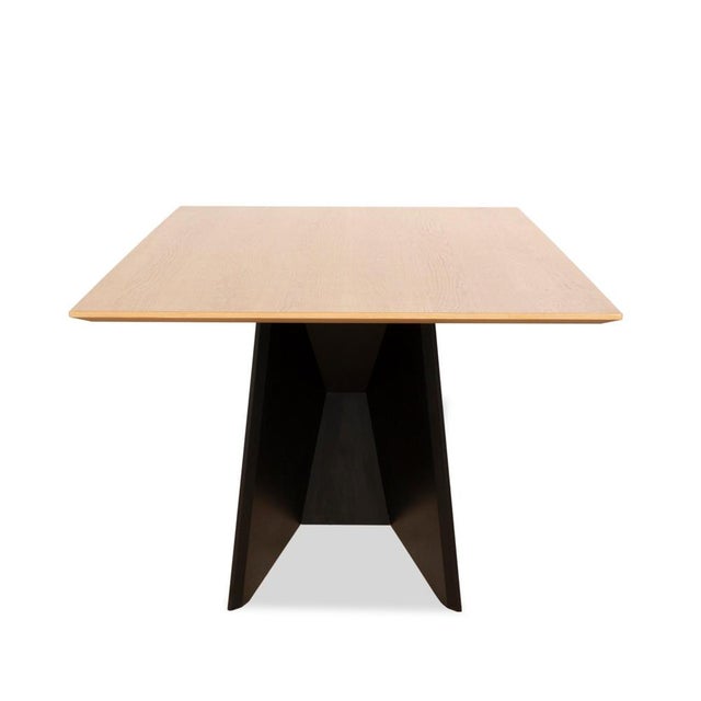 Brown SiLaxx Dining Table in Wood from K+W For Sale - Image 8 of 11