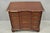 Vintage Chippendale/Georgian Style Solid Mahogany Block Front Bachelor Chest of Drawers. Item features 4 dovetailed...