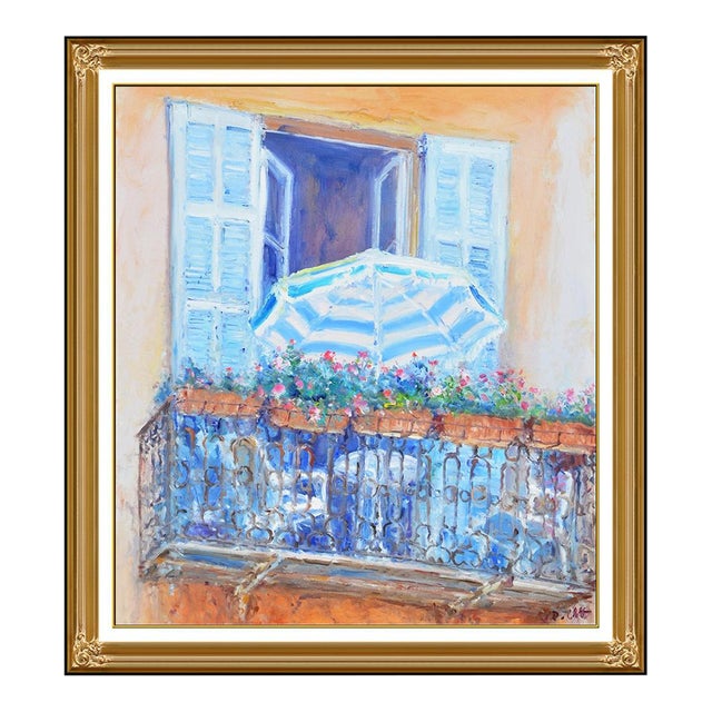Late 20th Century Morning on the Balcony, Duane Alt For Sale