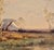 Royal Blue Alexis Matthew Podchernikoff - 1920s California Farm Landscape Oil Painting For Sale - Image 8 of 11